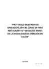 Vista preliminar de documento Protocolo sanitario_Restaurantes y servicios atención salón.pdf