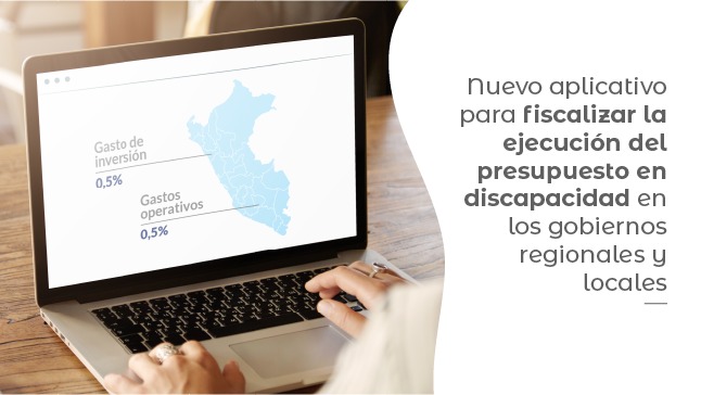 pantalla de computadora con el mapa del Perú