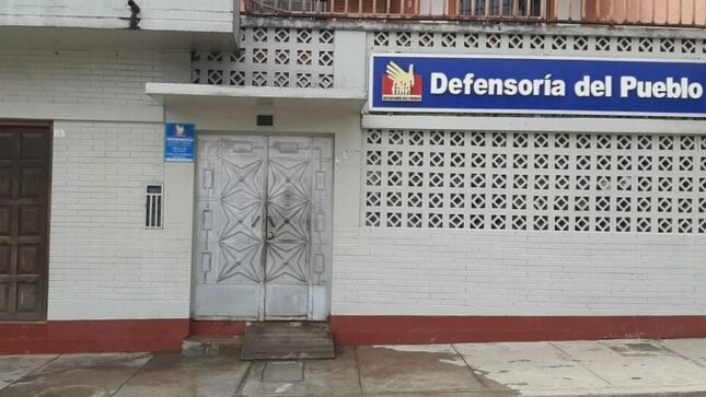 Fachada en el módulo de Satipo