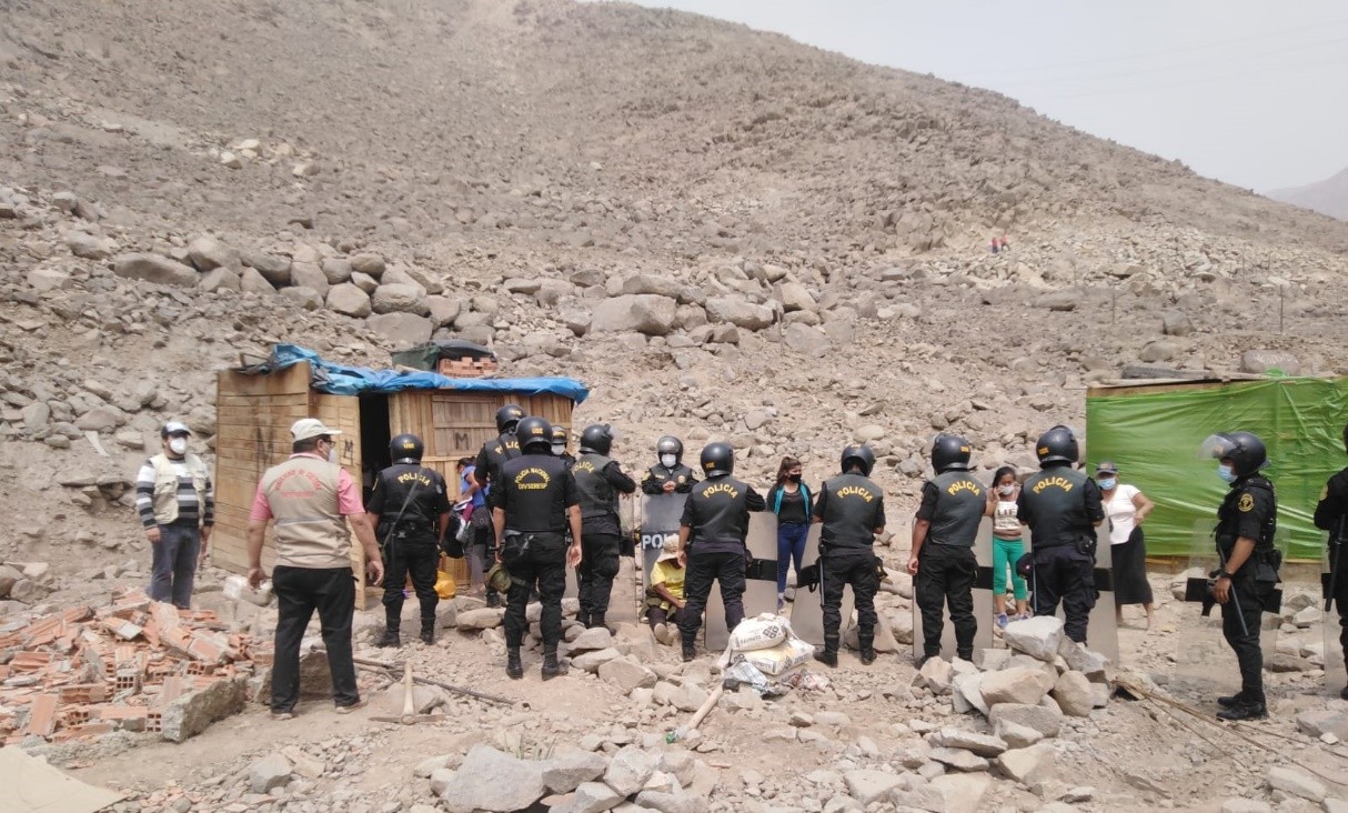Ministerio de Cultura recupera Sitio Arqueológico Algarrobo B que fue ocupado por invasores
