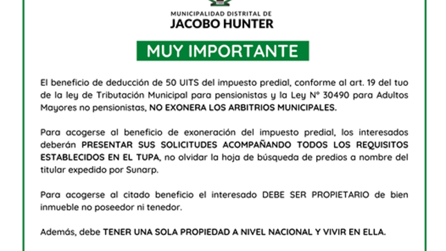 MUY IMPORTANTE