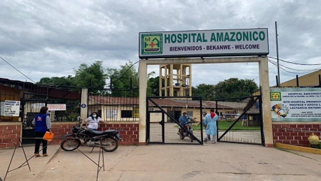 Fachada de Hospital en Ucayali 