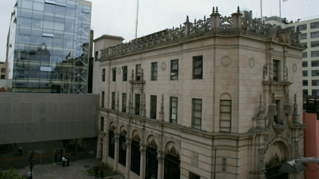 Fachada de la Oficina principal de la Defensoría del Pueblo 
