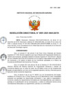 Vista preliminar de documento Resolución Directoral N° 0001-2021-INIA-DDTA