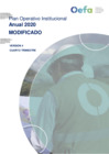Vista preliminar de documento Plan Operativo Institucional Anual 2020 Modificado Versión 4 (Cuarto Trimestre)
