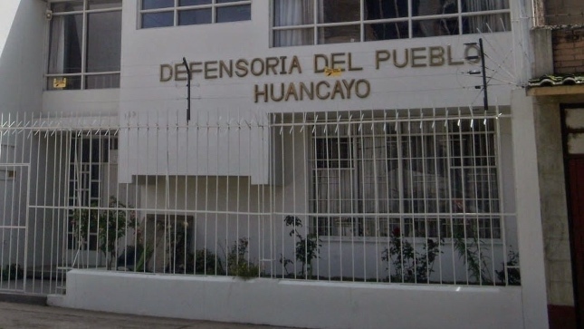 Fachada de la oficina de la Defensoría del Pueblo en Junín