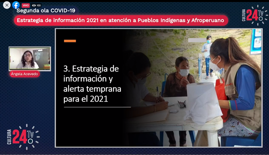Recomendaciones sanitarias y proceso de vacunación serán ejes de estrategia de información en pueblos indígenas y pueblo afroperuano