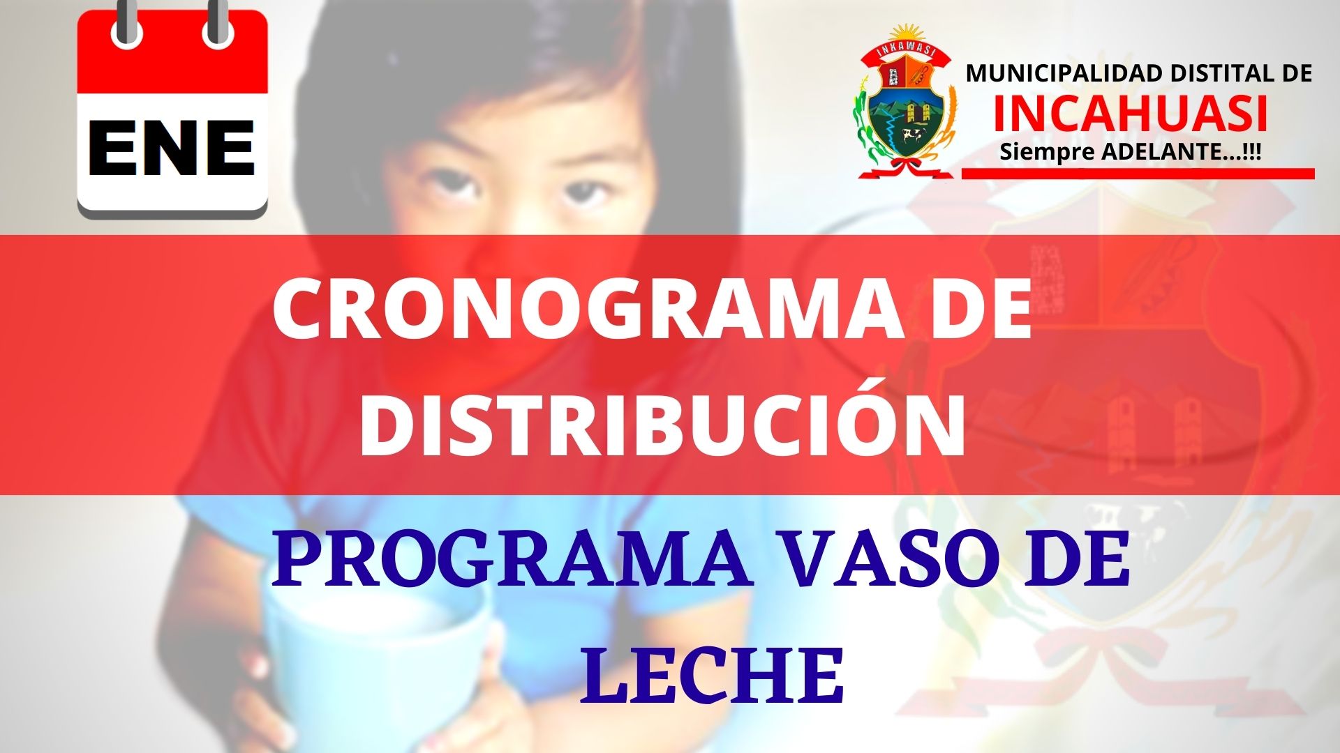 Archivo PDF del Cronograma para distribución de alimentos del Programa Vaso de Leche