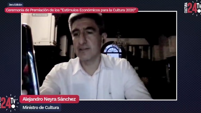 Se realizó la ceremonia de premiación de los Estímulos Económicos para la Cultura 2020 y los concursos de proyectos para Puntos de Cultura 