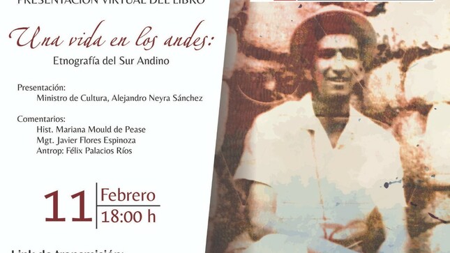 Dirección de Cultura de Cusco presenta libro "Una Vida En Los Andes – Etnografía Del Sur Andino" de Jorge Flores Ochoa