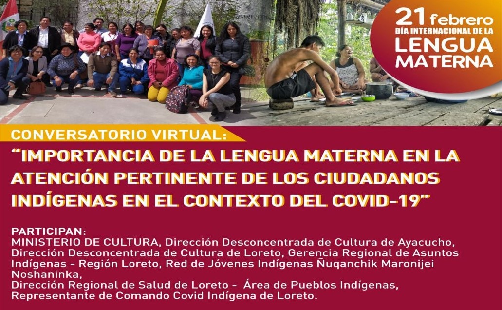 Conoce las actividades del Ministerio de Cultura en marco del Día Internacional de la Lengua Materna