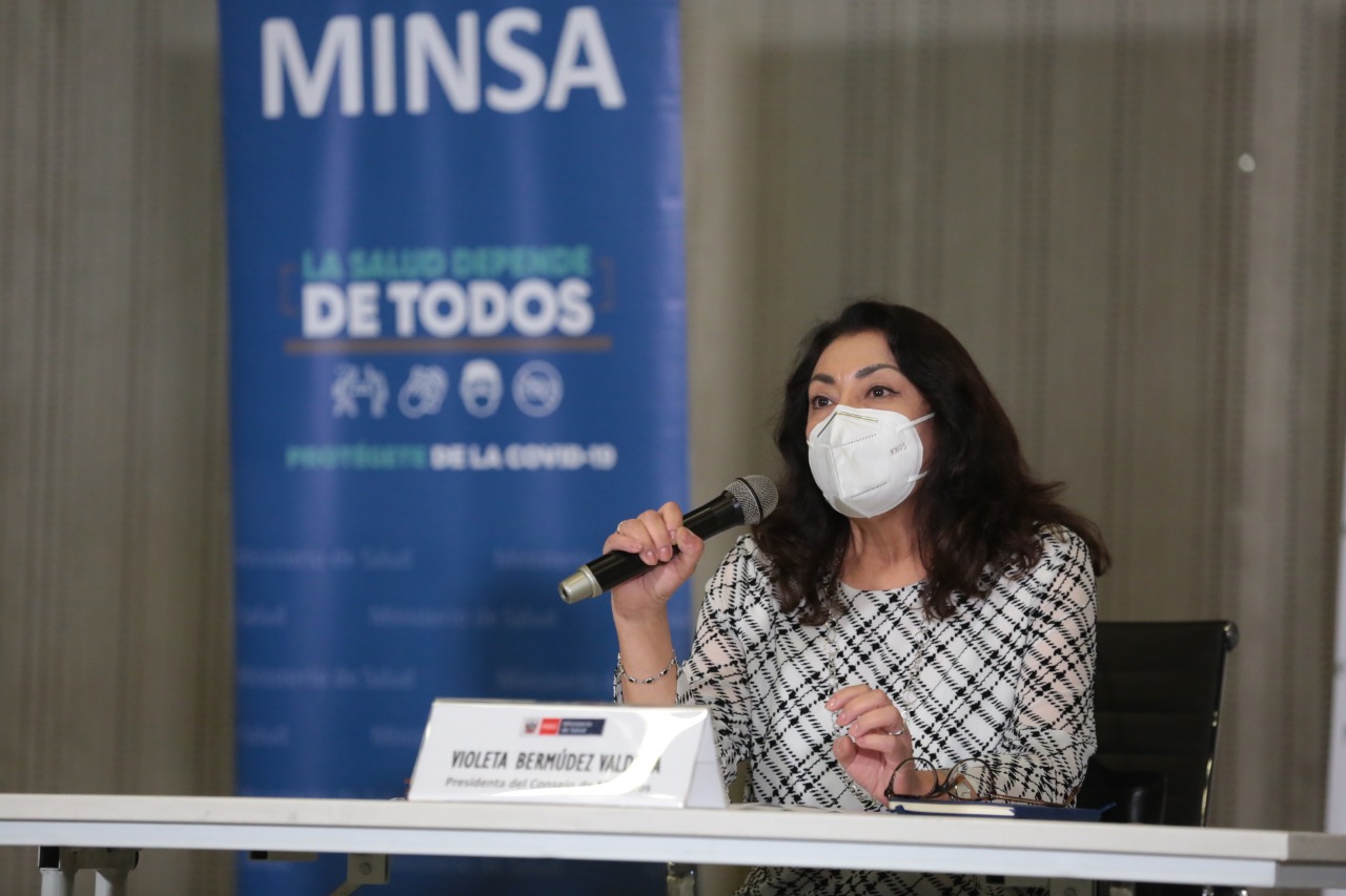 Presidenta del Consejo de Ministros, Violeta Bermúdez