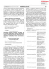 Vista preliminar de documento Aprueban Normas Técnicas Peruanas en su versión 2018 sobre carnes y productos cárnicos
