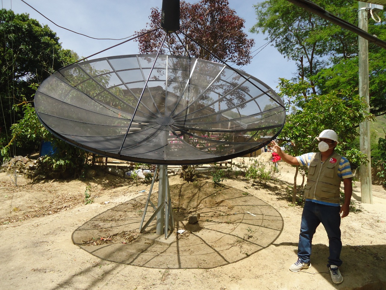 Gobierno Regional Piura ejecutó mantenimiento de antenas en Pacaipampa – Ayabaca