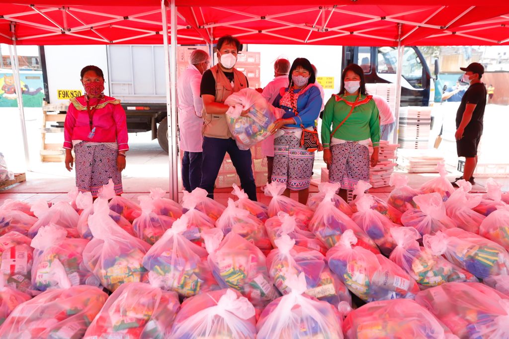 Familias Shipibo-Konibo de Cantagallo recibieron cerca de 40 toneladas de alimentos de primera necesidad