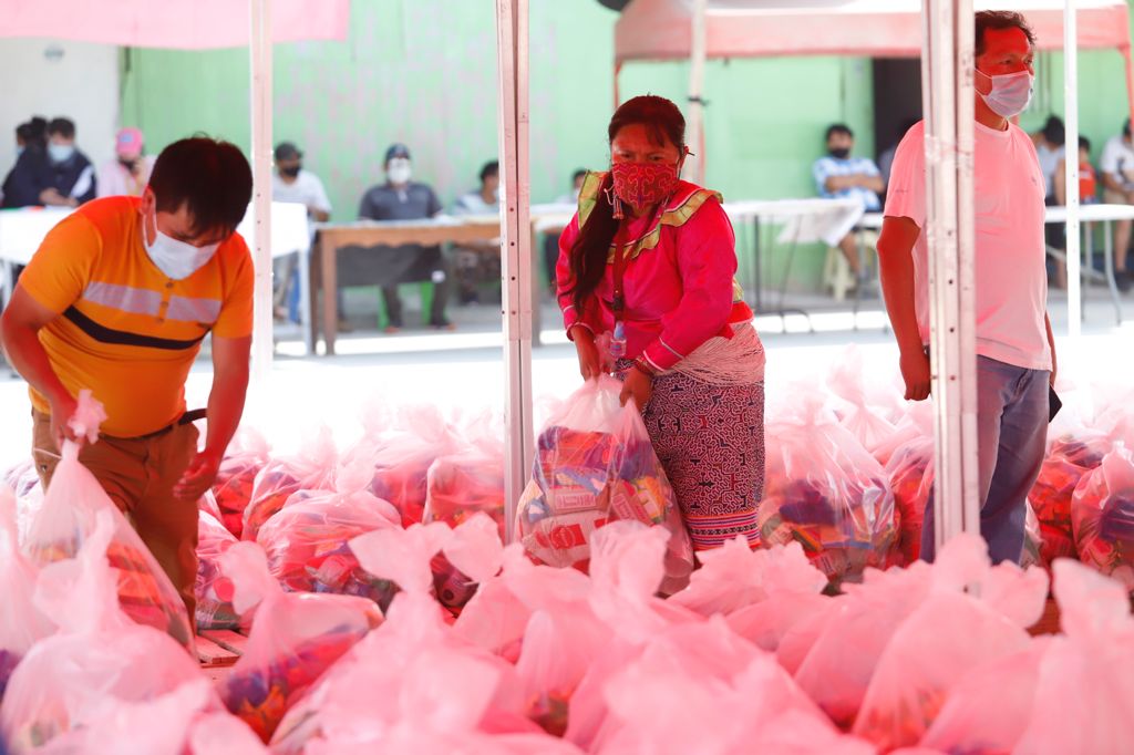 Familias Shipibo-Konibo de Cantagallo recibieron cerca de 40 toneladas de alimentos de primera necesidad