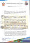 Vista preliminar de documento  ORDENANZA MUNICIPAL N°009 _ 2019 - A/MDA