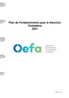 Vista preliminar de documento Plan de Fortalecimiento para la Atención Ciudadana 2021