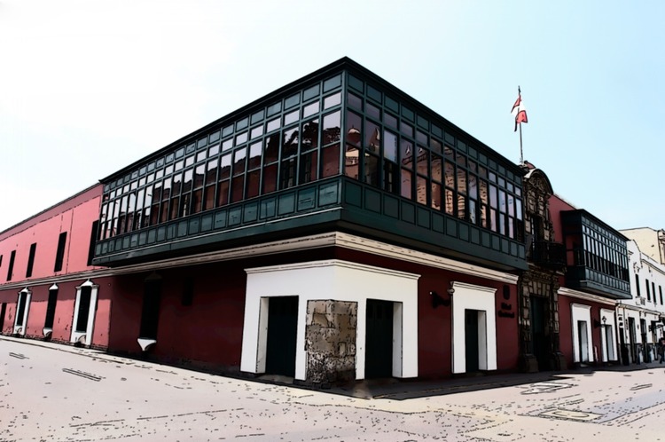 Sede del Tribunal Constitucional en el Centro de Lima.