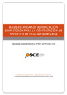 Vista preliminar de documento Proyecto de Bases Estándar de Adjudicación Simplificada para la contratación de servicios de vigilancia privada.