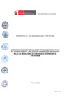 Vista preliminar de documento DIRECTIVA 3 DISPOSICIONES QUE ESTABLECEN PROCEDIMIENTOS PARA EL OTORGAMIENTO, UTILIZACION Y RENDICIÓN DE FONDOS BAJO LA MODALIDAD DE ENCARGOS INTERNO EN EL PROVRAEM.pdf