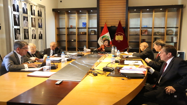 Magistrados del Tribunal Constitucional. 