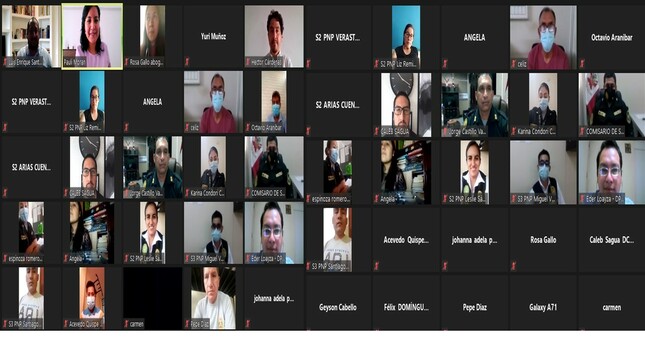 Se desarrolló importante capacitación virtual a las comisarías de Carabayllo para la defensa del Patrimonio Cultural