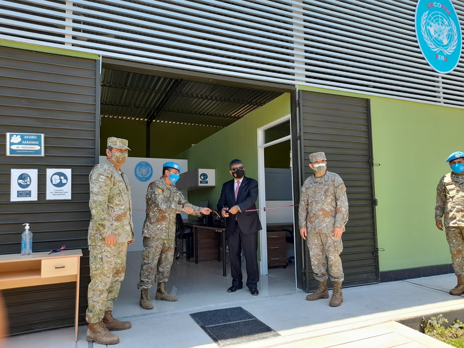 Viceministro de Políticas para la Defensa inauguró nuevas instalaciones de Cecopaz