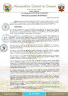 Vista preliminar de documento RESOLUCION DE ALCALDIA N° 054-2021-MDC
