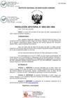 Vista preliminar de documento Resolución Jefatural N° 0033-2021-INIA