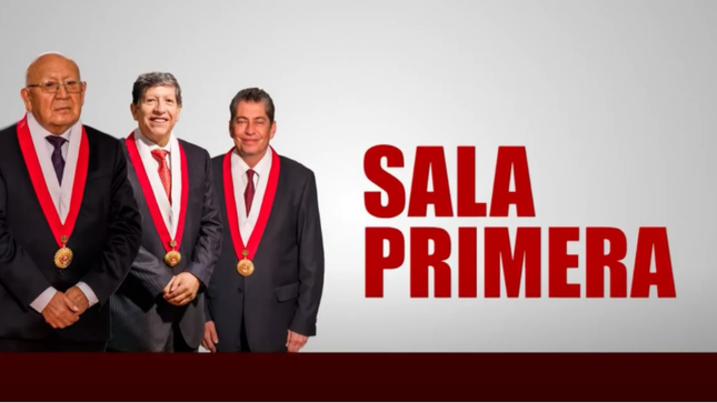 Magistrados integrantes de la Sala Primera del Tribunal Constitucional.