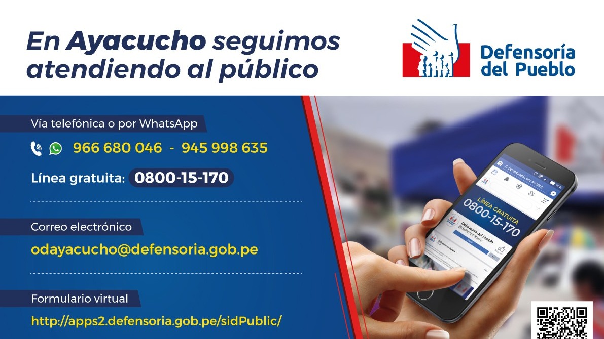 Números de teléfonos de emergencia de la oficina de Ayacucho
