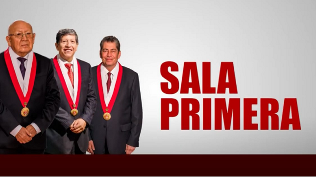 Integrantes de la Sala primera del Tribunal Constitucional.
