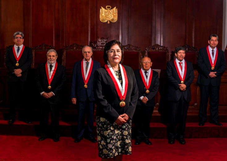 Magistrados integrantes del Pleno del Tribunal Constitucional.