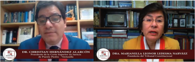 Reconocimiento a la magistrada Marianella Ledesma por el Día del Juez.