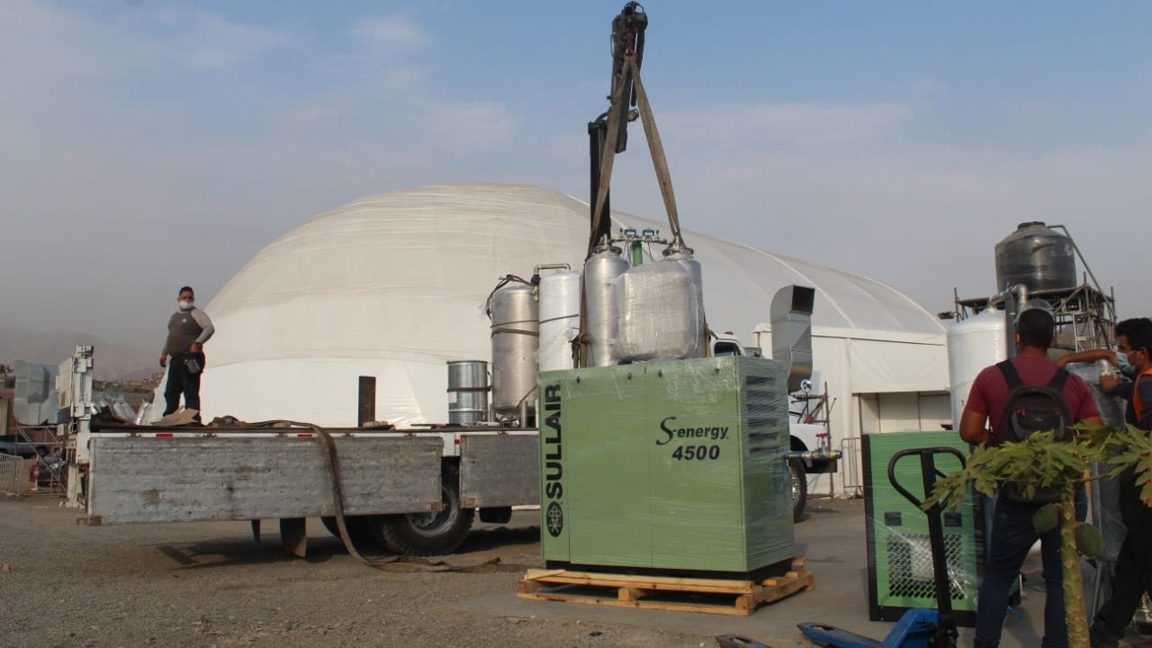 Hospital San Juan de Lurigancho recibe nueva planta de oxígeno para atención de pacientes COVID-19