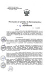Vista preliminar de documento Resolución de la Unidad de Administración y Finanzas N° 18-2021-PRONIS