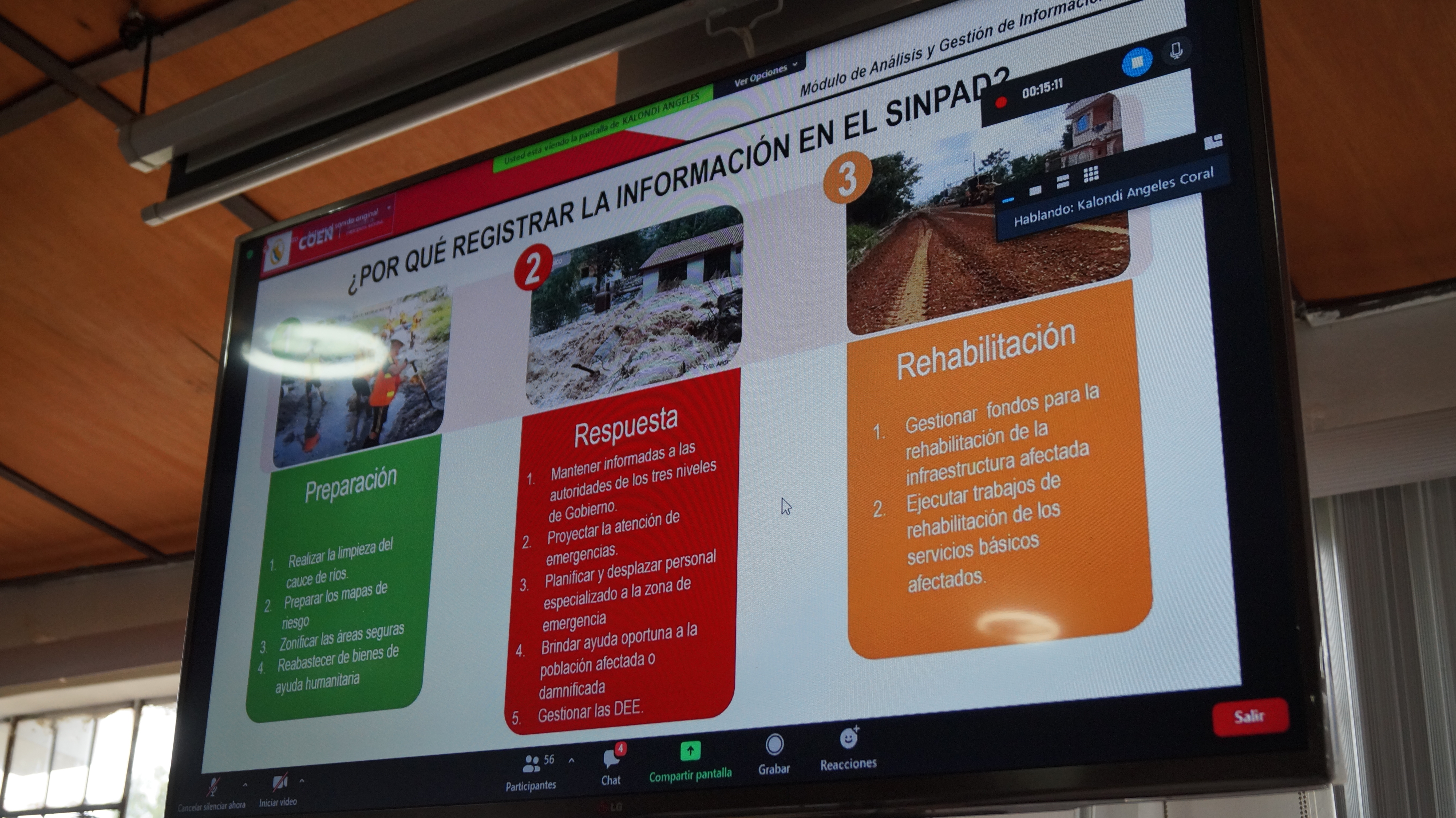 A. Técnica denominada "Llenado correcto de Formularios EDAN Perú en el Registro SINPAD"