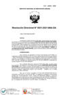 Vista preliminar de documento Resolución Directoral N° 0051-2021-INIA-OA