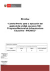 Vista preliminar de documento DI-004-01-PRONIED Directiva de control previo 