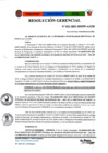 Vista preliminar de documento Resolución Gerencial N° 021 - Aprobación del Plan de Trabajo - Elaboración de Plan Provincial de Gestión Integral de Residuos Sólidos 2021 - 2025