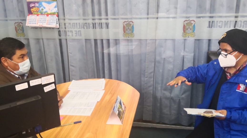Jefe de la oficina defensorial con autoridad local electoral