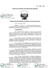 Vista preliminar de documento Resolución de Gerencia General N° 0022-2021-INIA-GG