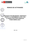 Vista preliminar de documento PROTOCOLO DE REINICIO DE ACTIVIDADES_PREVENCION Y RESPUESTA FRENTE AL COVID-19_UEFSA 25.05.2020