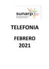 Vista preliminar de documento TELEFONIA FIJA, MOVIL E INTERNET FEBRERO 2021 - ZRXIII