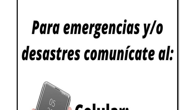 Comunícate a nuestro número de Emergencia...
