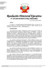 Vista preliminar de documento RDE n. 160-2020-MINEDU-VMGI-PRONABEC