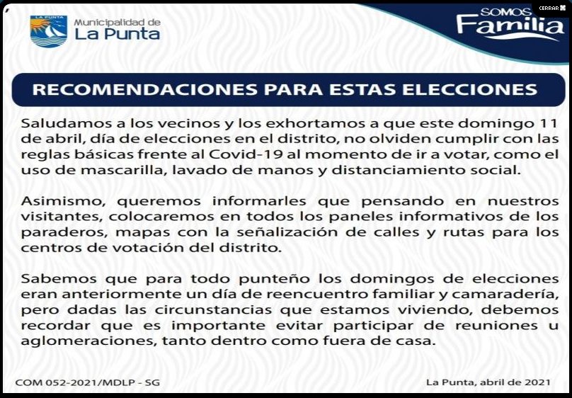 Recuerda Somos una sola familia 
