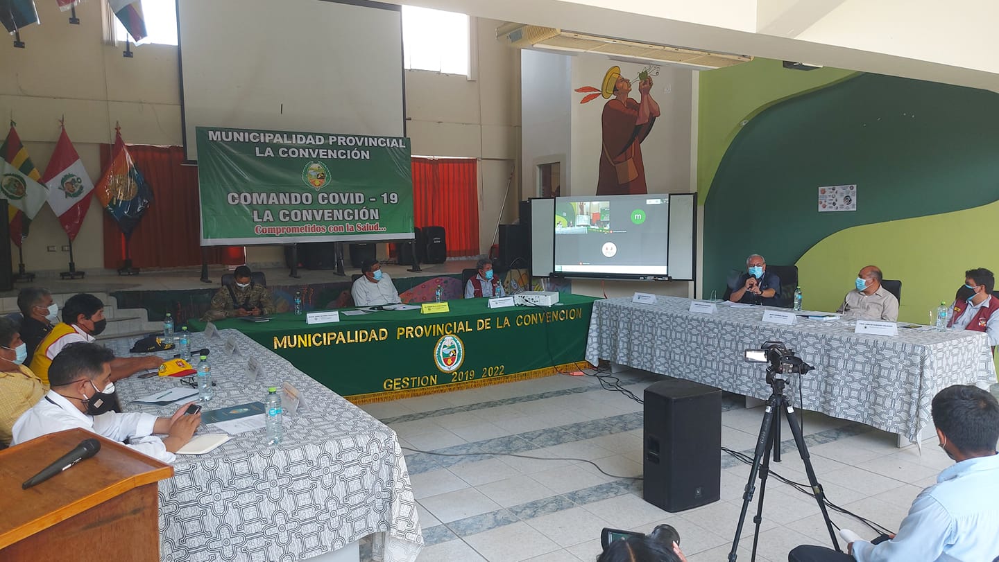 Comando provincial COVID-19 la convención desarrolla reunión en atención a las últimas disposiciones del gobierno central