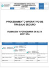 Vista preliminar de documento 17-100-POTS-009 Procedimiento filmación y fotografia en alta montaña